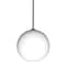 Besa Lighting Coco 12 Pendant, Opal Matte, Bronze Finish, 1x9W LED 1TT-COCO1207-LED-BR - alternate 1